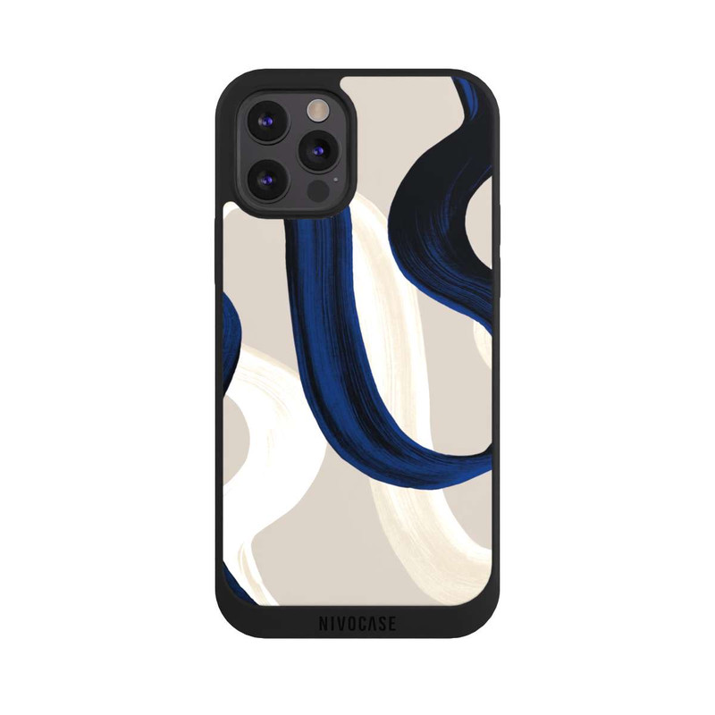 iPhone 12 Pro Max NIVOpure Traits de pinceau abstraits 80