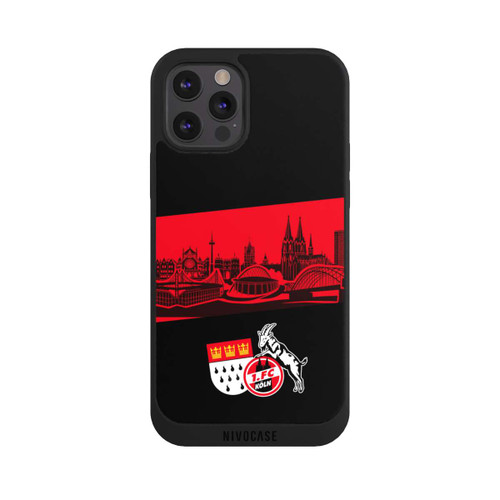 Apple iPhone 12 Pro Max NIVOpure Skyline Köln Rot Schwarz