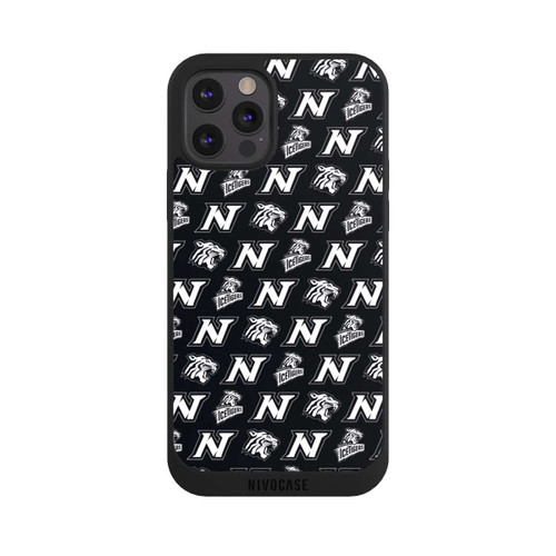 Apple iPhone 12 Pro Max NIVOpure Nürnberg Ice Tigers Muster Schwarz