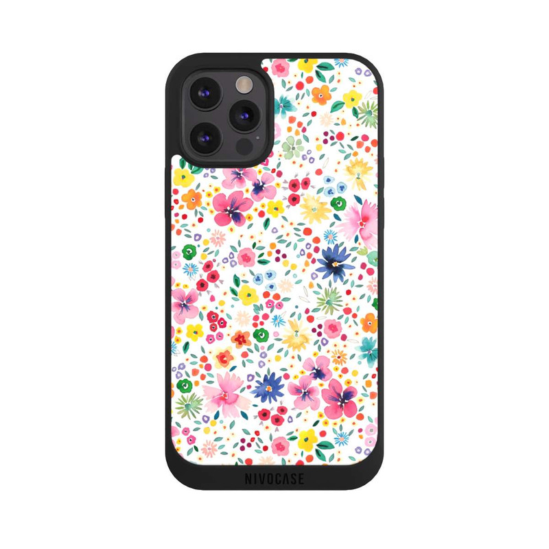 iPhone 12 Pro Max NIVOpure Millefleurs Pink Spring Garden