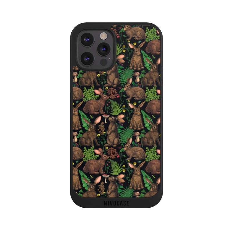 iPhone 12 Pro Max NIVOpure Rabbits and Woodland Flora