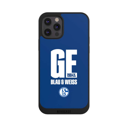 Apple iPhone 12 Pro Max NIVOpure S04 GE Blau &amp; Weiss