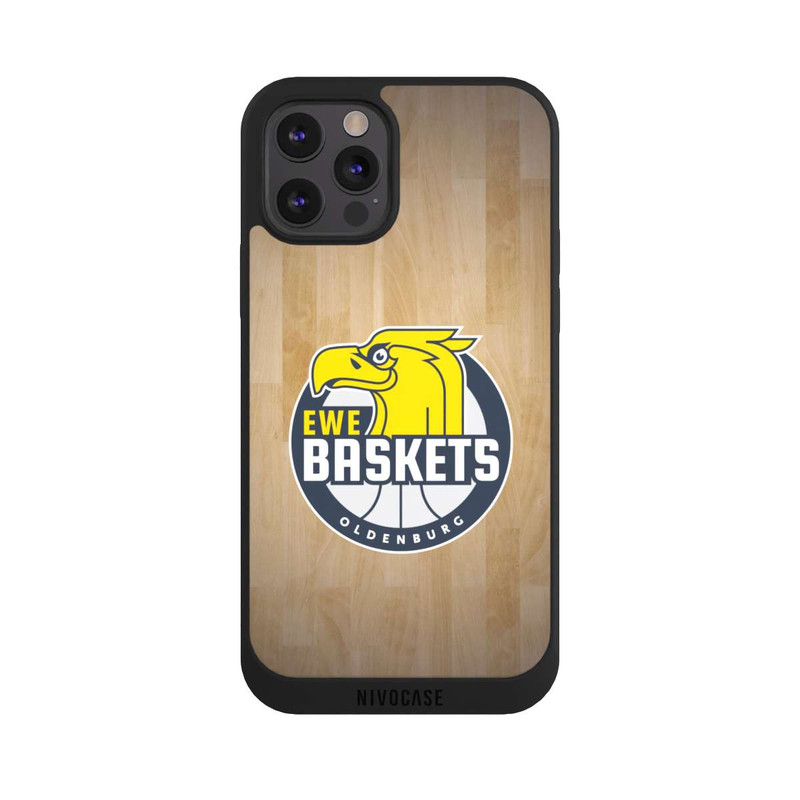 iPhone 12 Pro Max NIVOpure EWE Baskets Logo Parkett