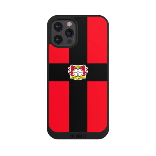 Apple iPhone 12 Pro Max NIVOpure Bayer 04 Leverkusen Schwarzes Kreuz auf Rot