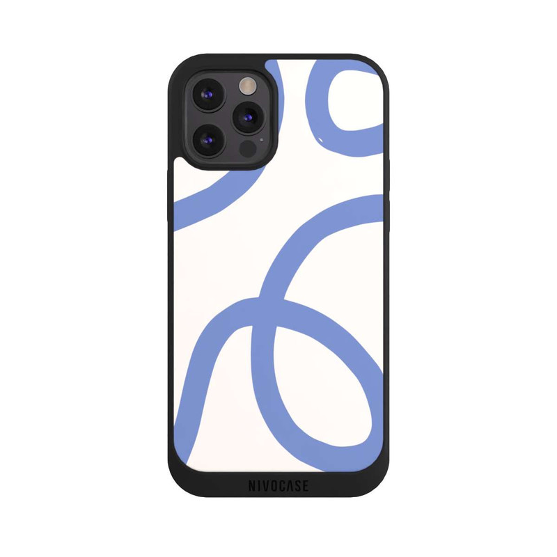 iPhone 12 Pro Max NIVOpure Blue Pattern