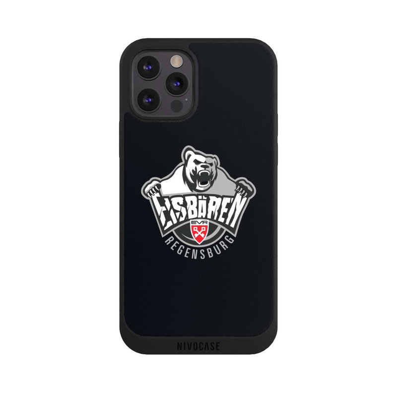 iPhone 12 Pro Max NIVOpure Eisbären Logo Schwarz 