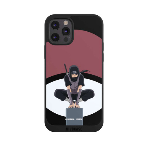 Apple iPhone 12 Pro Max NIVOpure Symbole Itachi Uchiha noir