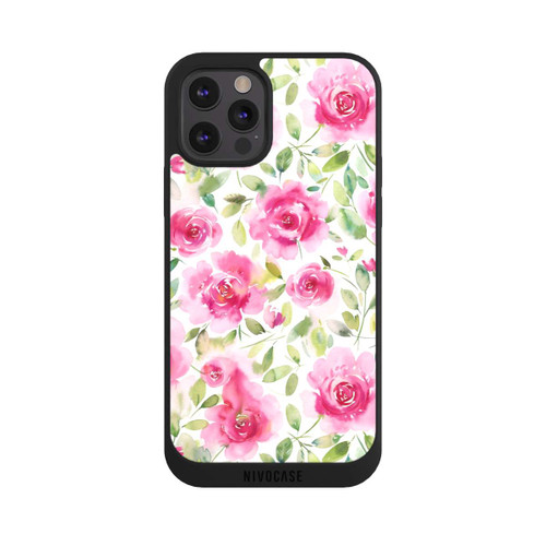 Apple iPhone 12 Pro Max NIVOpure Aquarell Frische Rosen