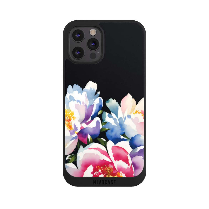 iPhone 12 Pro Max NIVOpure Pivoines aquarelles