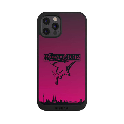 Apple iPhone 12 Pro Max NIVOpure Kölner Haie Skyline Pink
