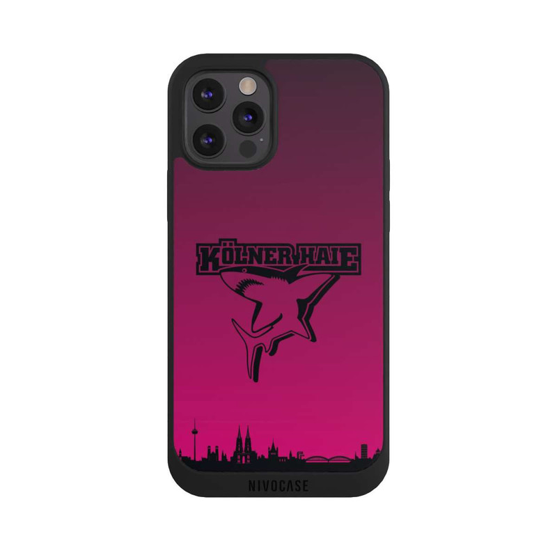 iPhone 12 Pro Max NIVOpure Kölner Haie Skyline Pink