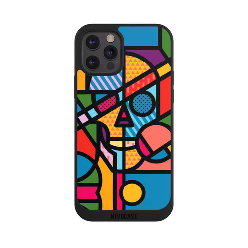 Apple iPhone 12 Pro Max NIVOpure Vit Skull Colorful