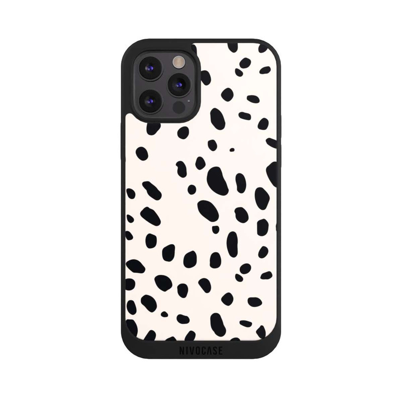 iPhone 12 Pro Max NIVOpure Motif Animalier Guépard Noir