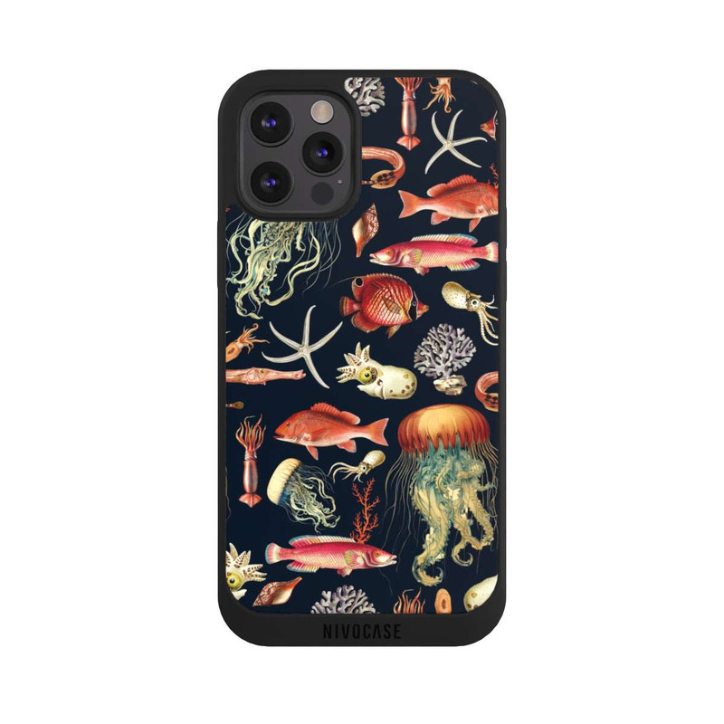 iPhone 12 Pro Max NIVOpure Tiefseefisch Muster