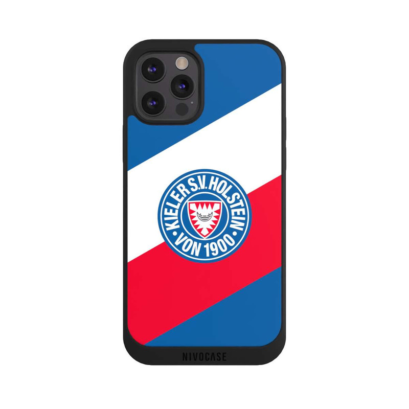 iPhone 12 Pro Max NIVOpure Holstein Kiel Logo Streifen