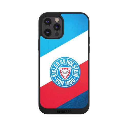 Apple iPhone 12 Pro Max NIVOpure Holstein Kiel Logo Streifen Scratch