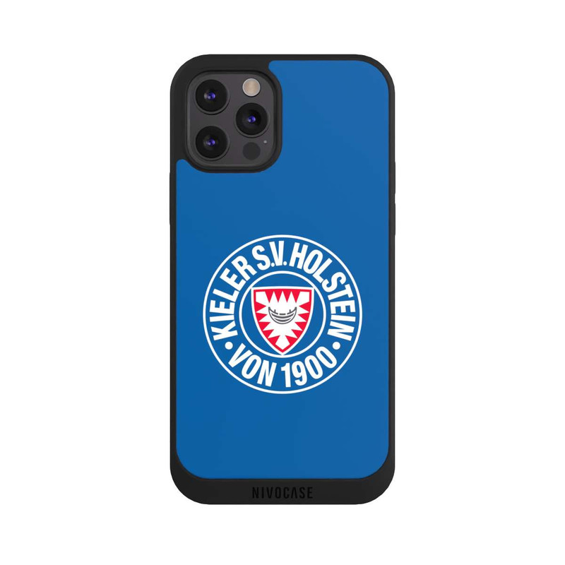 iPhone 12 Pro Max NIVOpure Holstein Kiel Logo Blau