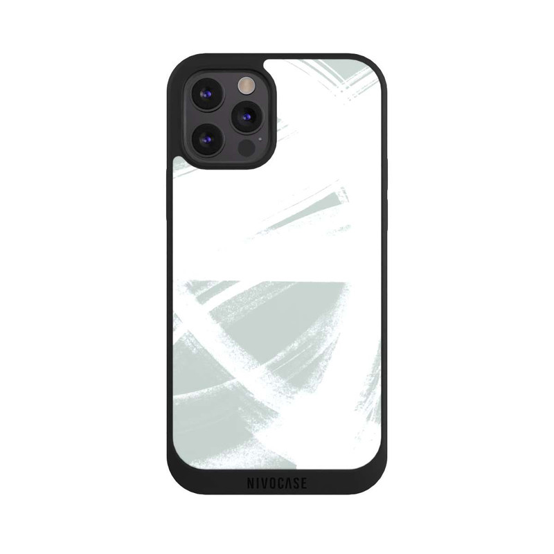 iPhone 12 Pro Max NIVOpure Abstract Brush Strokes Blush