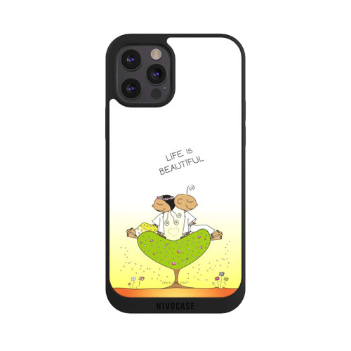 Apple iPhone 12 Pro Max NIVOpure Life is Beautiful Meditation Der Kleine Yogi