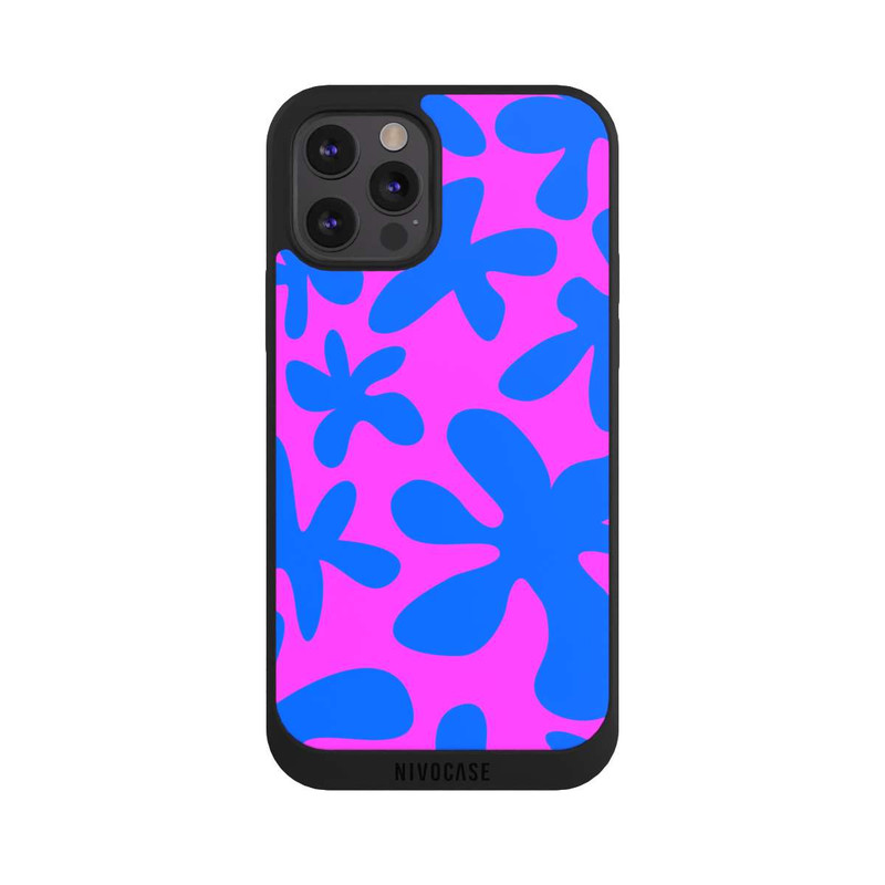 iPhone 12 Pro Max NIVOpure Dopamin Flowers Blue