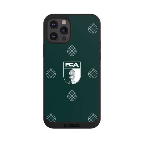 Apple iPhone 12 Pro Max NIVOpure FCA Muster Zirbelnuss Grün