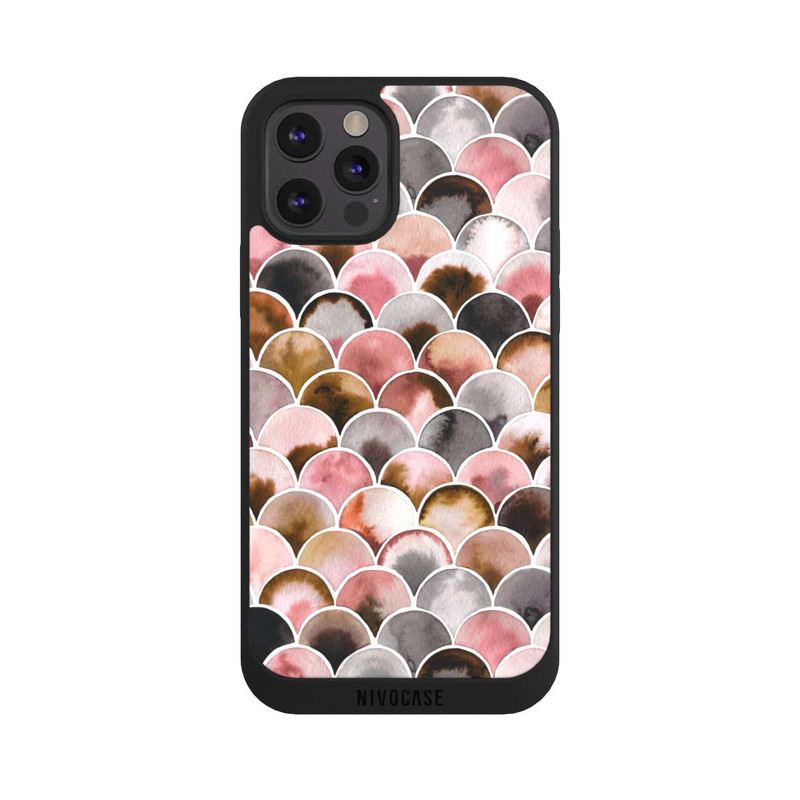 iPhone 12 Pro Max NIVOpure Japandi Scales Pink Brown