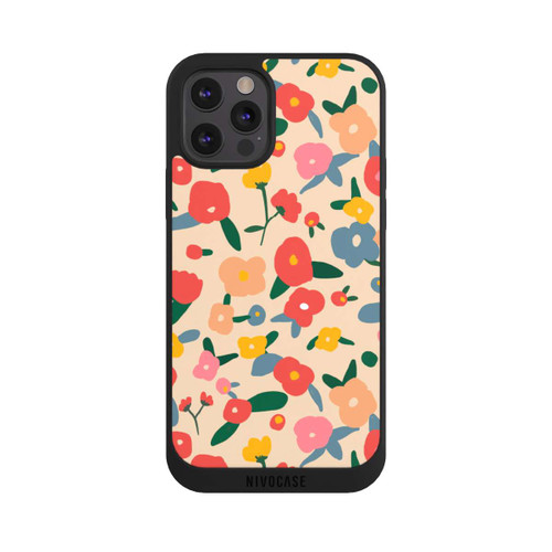 Apple iPhone 12 Pro Max NIVOpure Retro Bold Scandi Flowers
