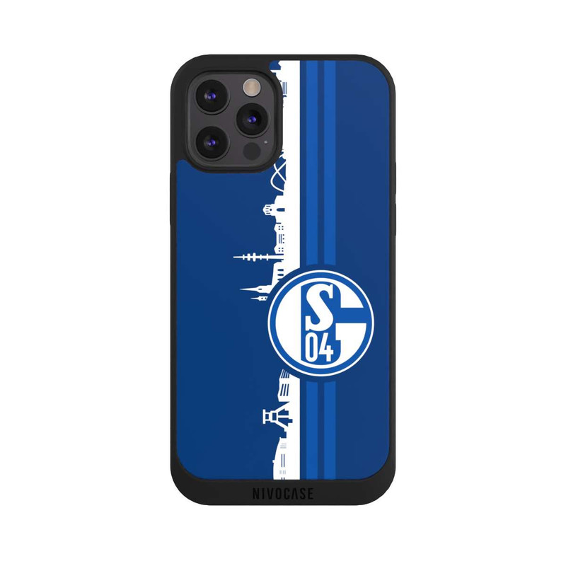 iPhone 12 Pro Max NIVOpure Schalke 04 Skyline Blau