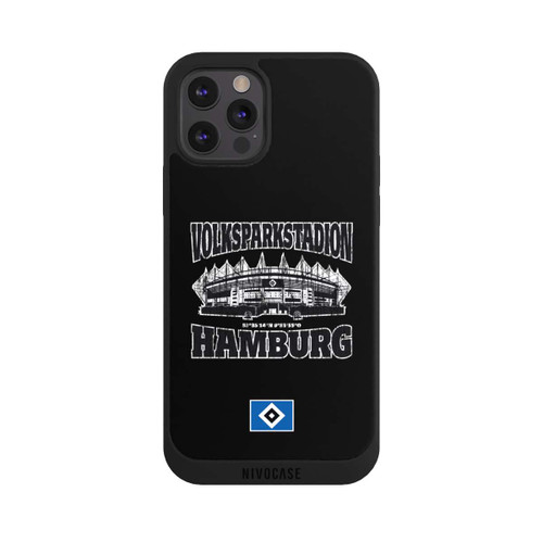 Apple iPhone 12 Pro Max NIVOpure HSV Volksparkstadion Schwarz