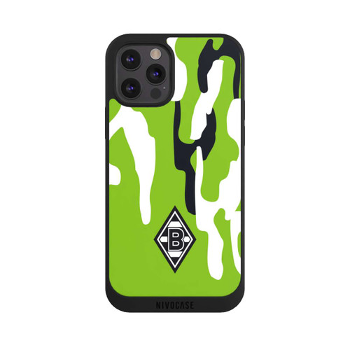 Apple iPhone 12 Pro Max NIVOpure Borussia Raute Grün Weiß Schwarz