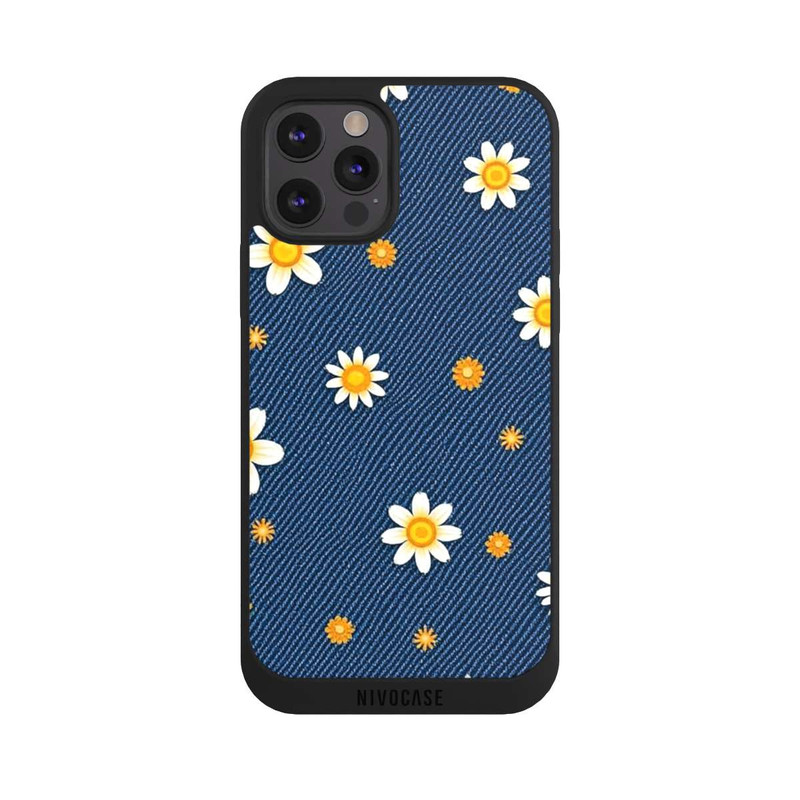 iPhone 12 Pro Max NIVOpure Jeans Flowers with AI