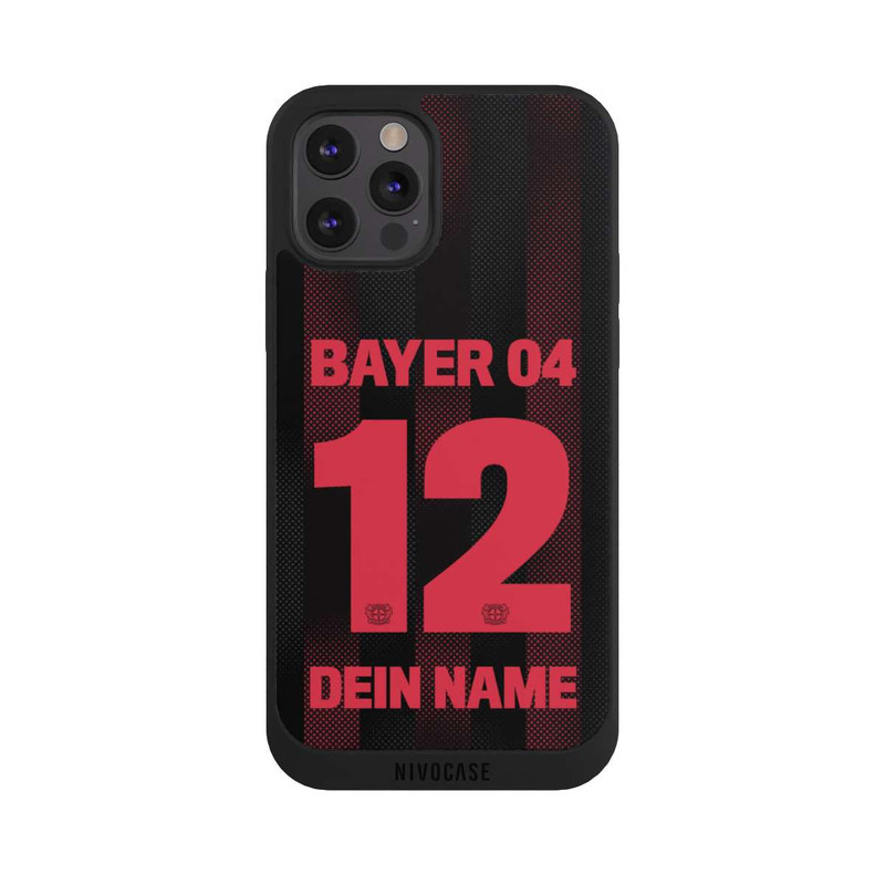 iPhone 12 Pro Max NIVOpure Bayer Leverkusen Trikot Personalisierbar 25-26