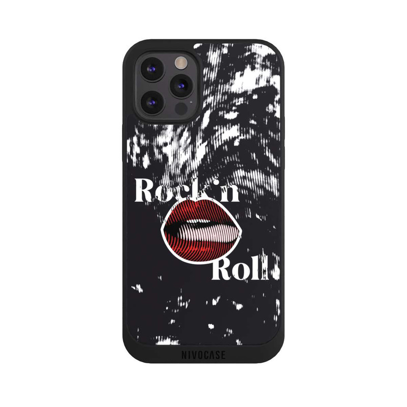 iPhone 12 Pro Max NIVOpure Rock 'n Roll Grid Art