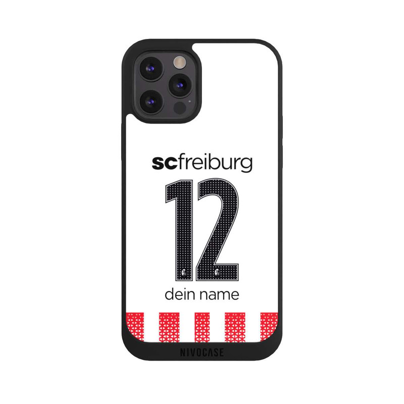 iPhone 12 Pro Max NIVOpure SC Freiburg Trikot Personalisierbar 25-26