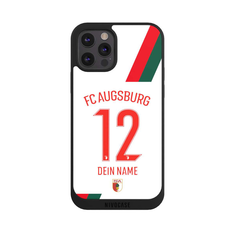 iPhone 12 Pro Max NIVOpure FC Augsburg Trikot Personalisierbar 25-26