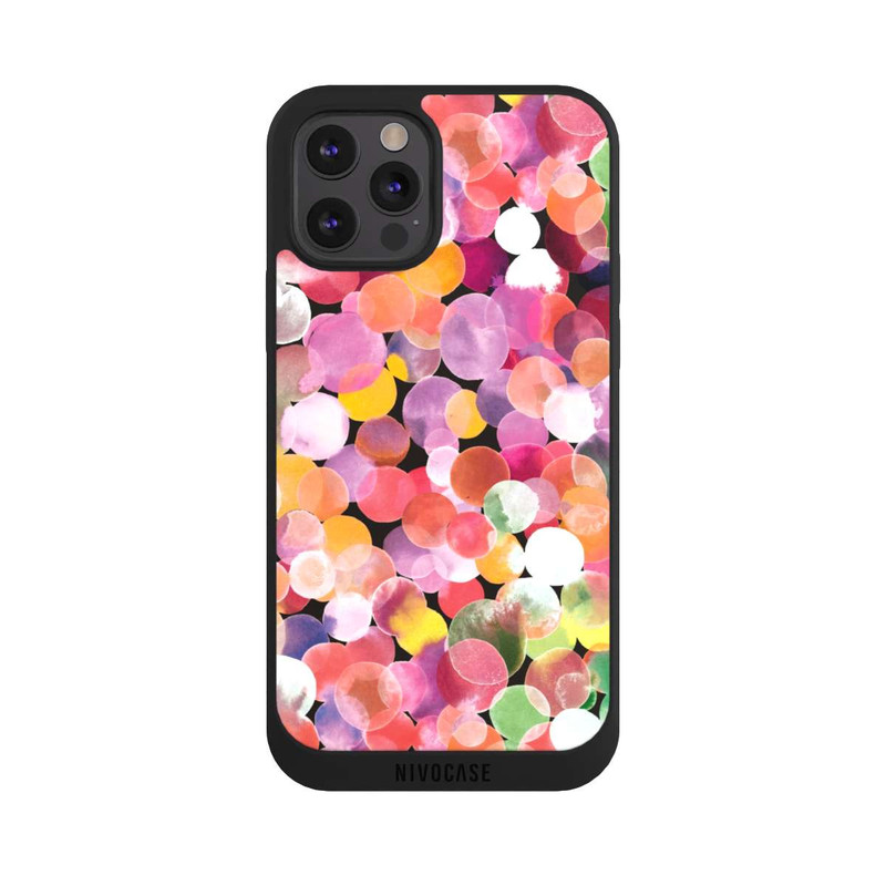 iPhone 12 Pro Max NIVOpure Colorful Watercolor Dots