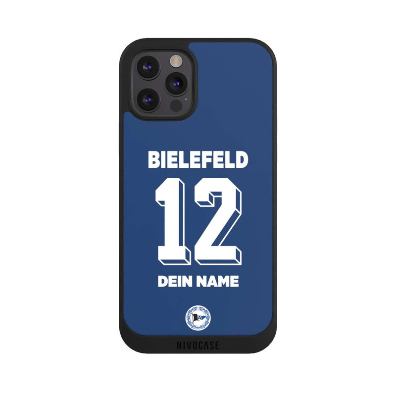 iPhone 12 Pro Max NIVOpure Arminia Bielefeld Trikot Personalisierbar 25-26