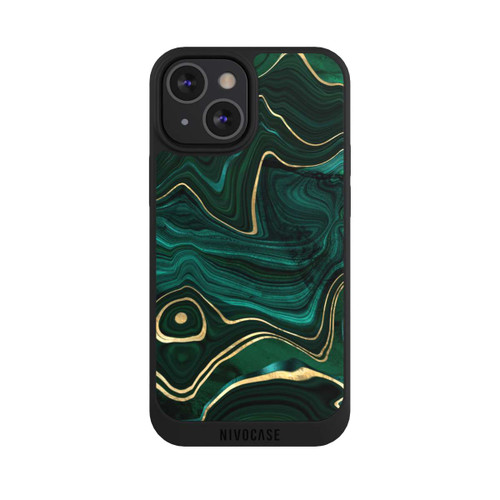 Apple iPhone 13 Mini NIVOpure Malachite gold print