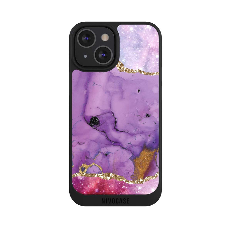 iPhone 13 Mini NIVOpure Purple Galaxy Glamour Marble