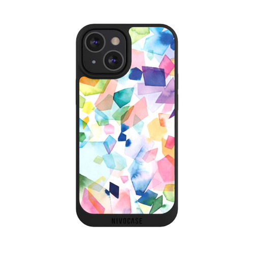 Apple iPhone 13 Mini NIVOpure Colorful Watercolor Gems Diamonds