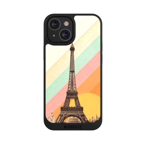 Apple iPhone 13 Mini NIVOpure Eiffel Tower Rainbow