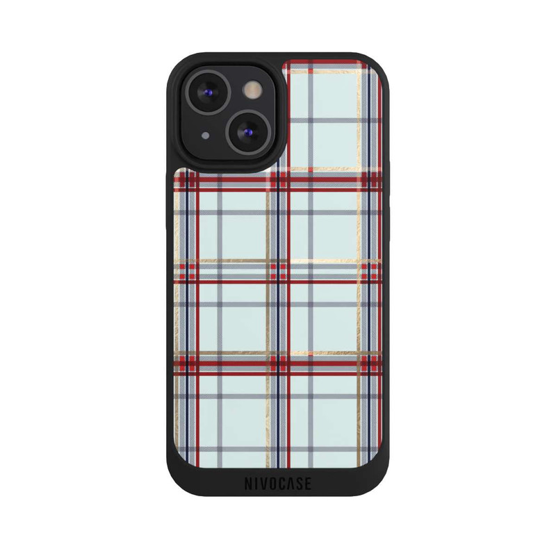iPhone 13 Mini NIVOpure Tartan Blue