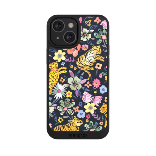 Apple iPhone 13 Mini NIVOpure Spring Tigers Flowers Black