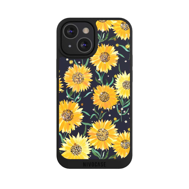iPhone 13 Mini NIVOpure Sunflowers Black