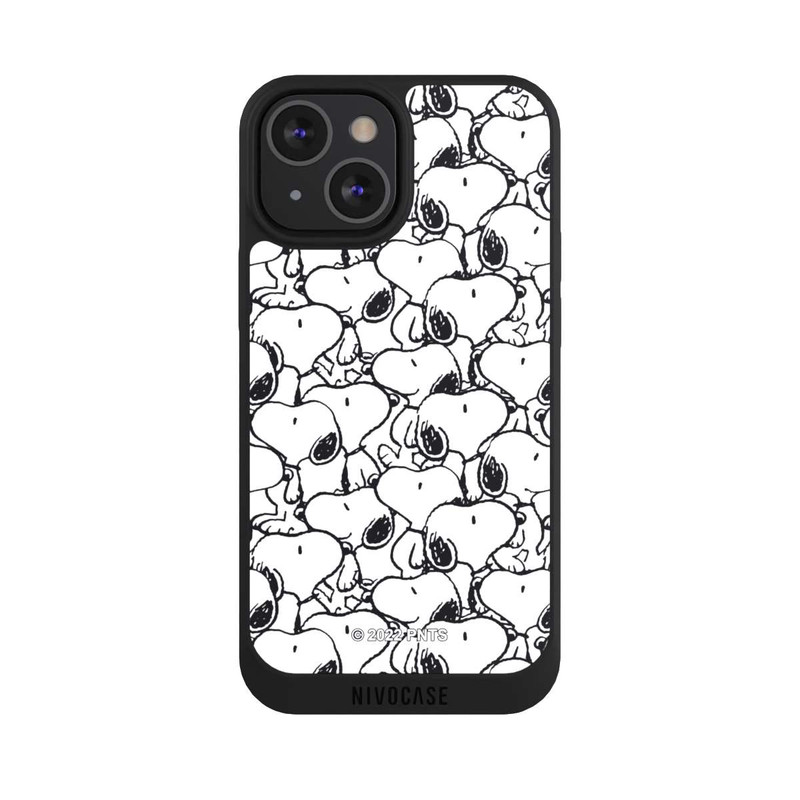 iPhone 13 Mini NIVOpure Snoopy Pattern Black And White