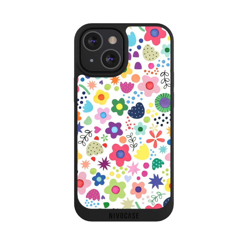 iPhone 13 Mini NIVOpure Psychedelic Flowers Colorful