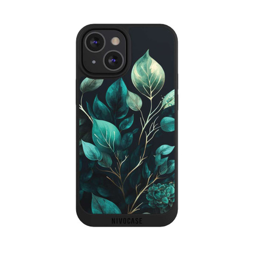 Apple iPhone 13 Mini NIVOpure Eucalyptus Dark Background