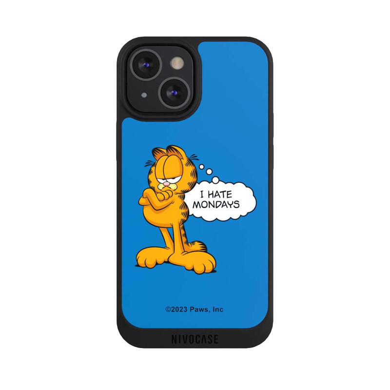 iPhone 13 Mini NIVOpure Garfield I Hate Mondays Blue