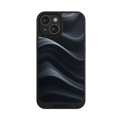 Apple iPhone 13 Mini NIVOpure Black Waves Texture