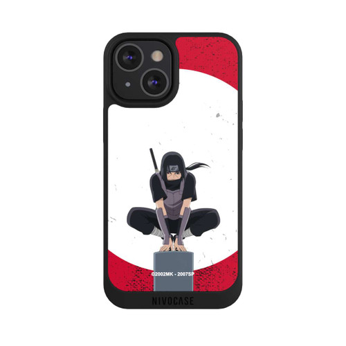 Apple iPhone 13 Mini NIVOpure Itachi Uchiha symbol red background